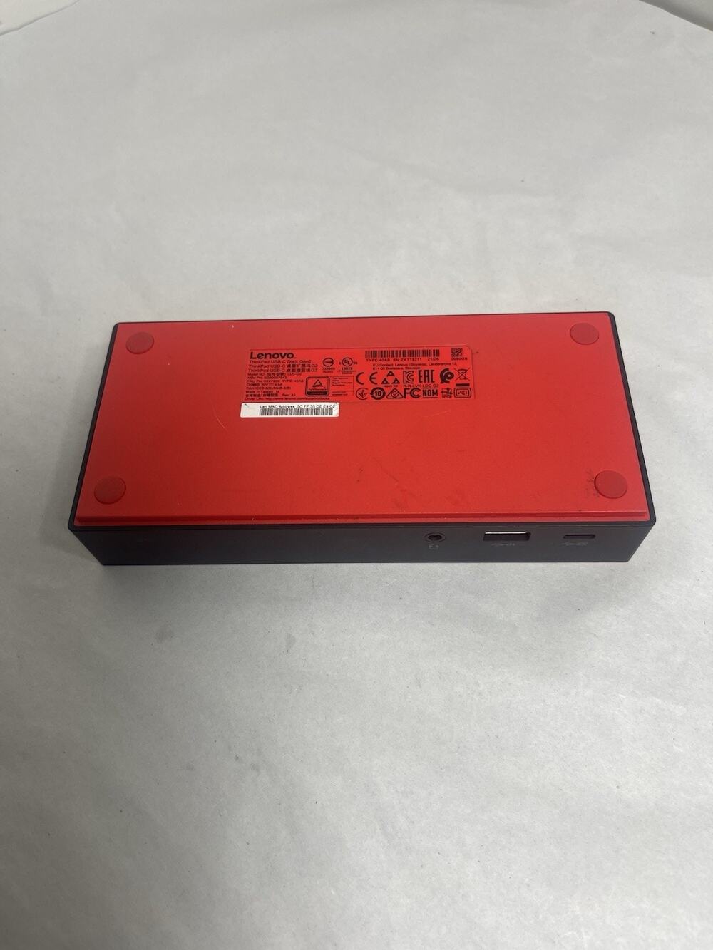 Lenovo ThinkPad USB-C Dock Gen 2 40AS Docking Station HDMI DP USB-C